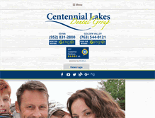 Tablet Screenshot of centlakedent.com